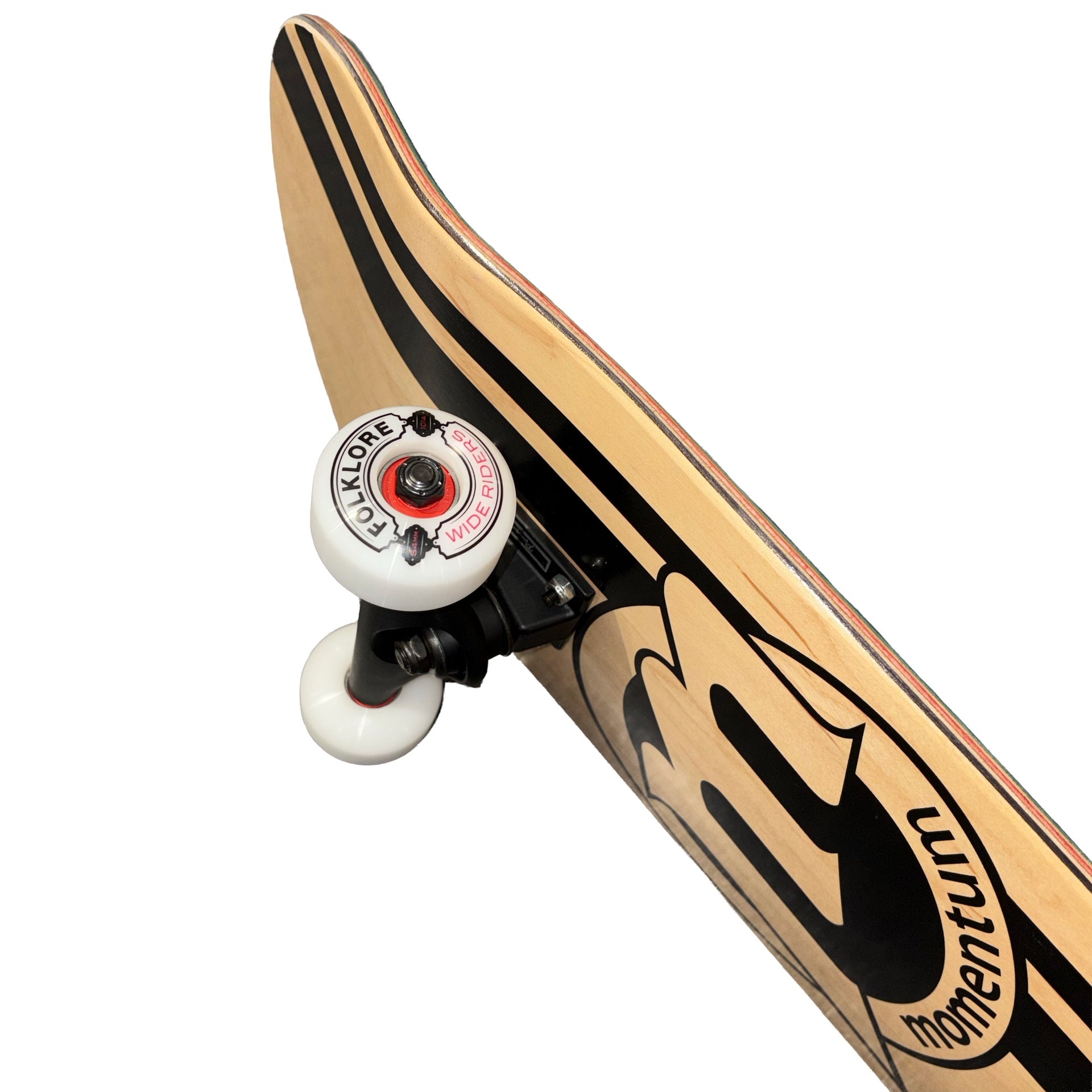 Momentum x Folklore x Paramount | Circle Logo Rock Maple Complete Skateboard. 8.25" x 32.0"