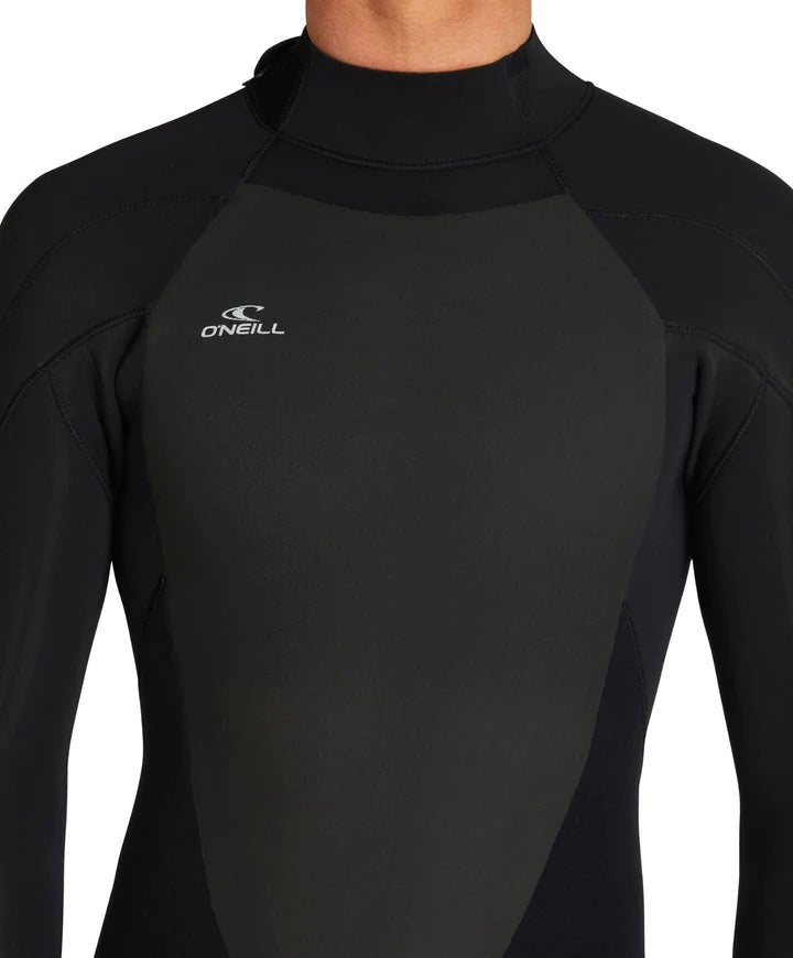 O'Neill | Focus 3/2mm Back Zip GBS Steamer Full Suit Wetsuit. Blk/Blk/Blk