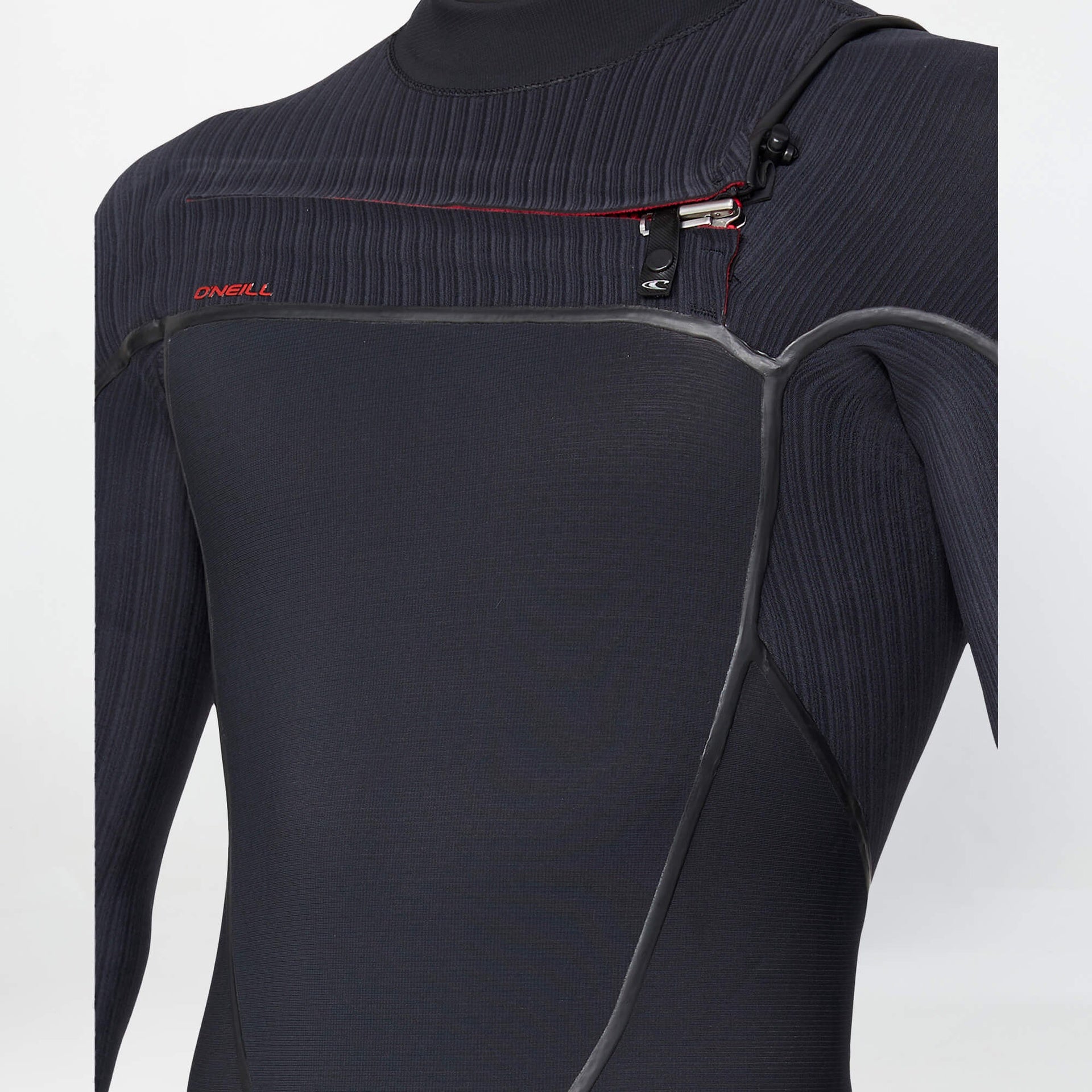 O'Neill | HyperFire X 3/2mm Chest Zip Long Sleeve Steamer Full Suit Wetsuit. Black