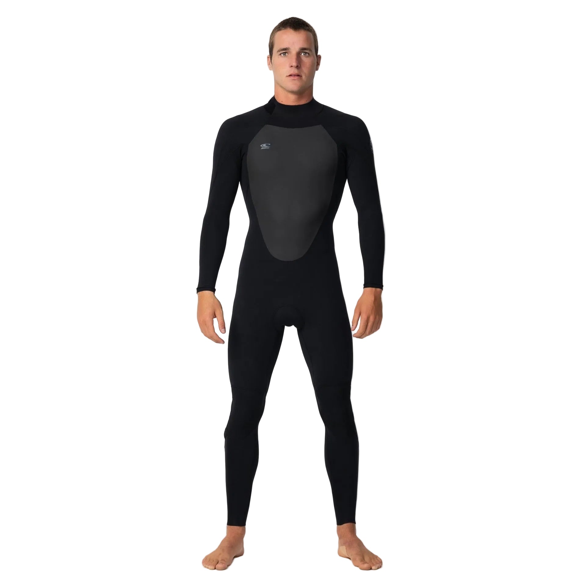O'Neill | Defender 3/2mm GBS Back Zip Long Sleeve Steamer Full Suit Wetsuit. Black
