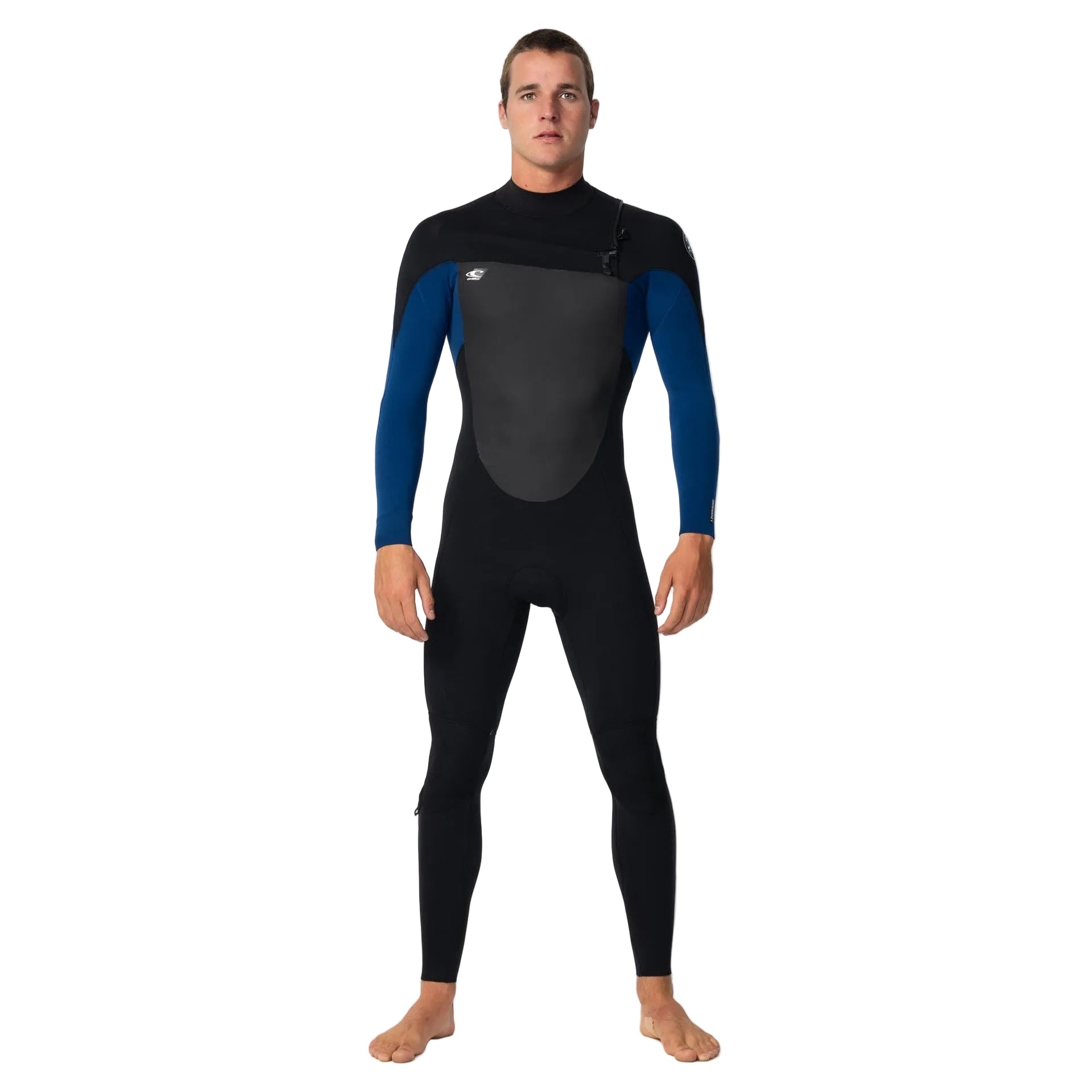 O'Neill | Defender 3/2mm GBS Chest Zip Long Sleeve Steamer Full Suit Wetsuit. Navy