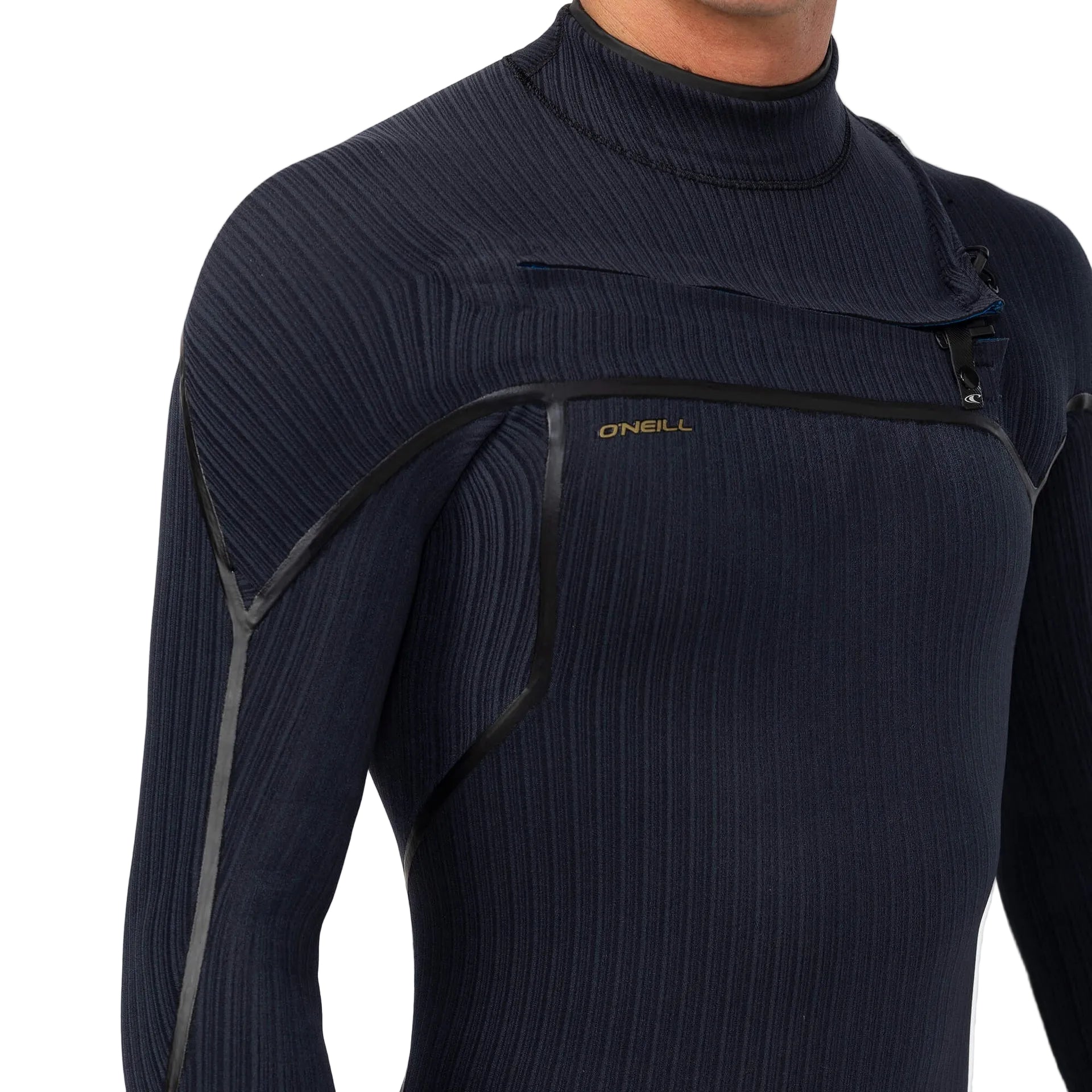 O'Neill | HyperX 3/2mm Stitchless Chest Zip  Long Sleeve Steamer Full Suit Wetsuit. Black