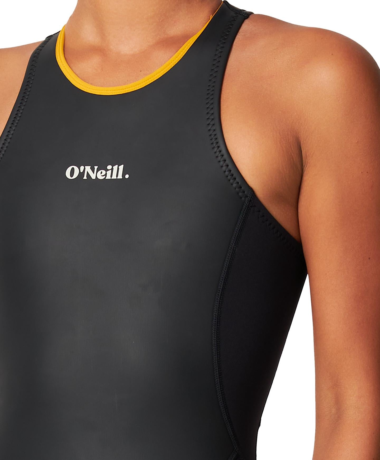 O'Neill | Ladies O'Riginals 2mm Back Zip Long Jane. Black/Black