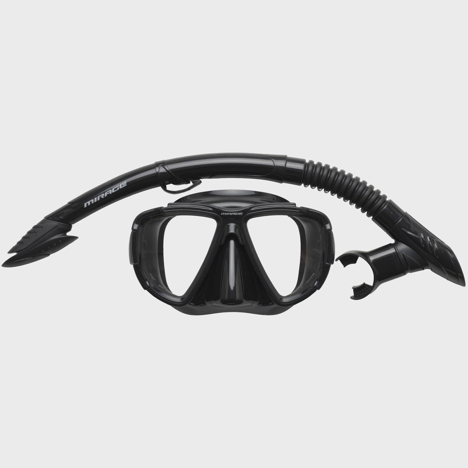 Mirage | Platinum Silicone Twin Lens Mask and Snorkel Set 9