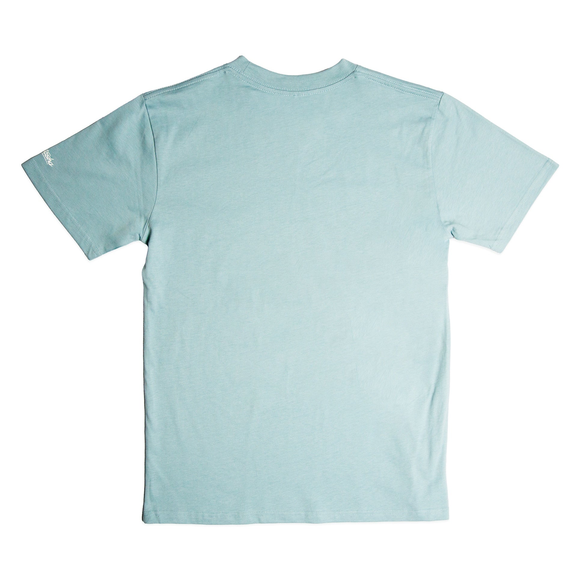 Santosha | Core Arc Classic Short Sleeve Tee. Pale Blue