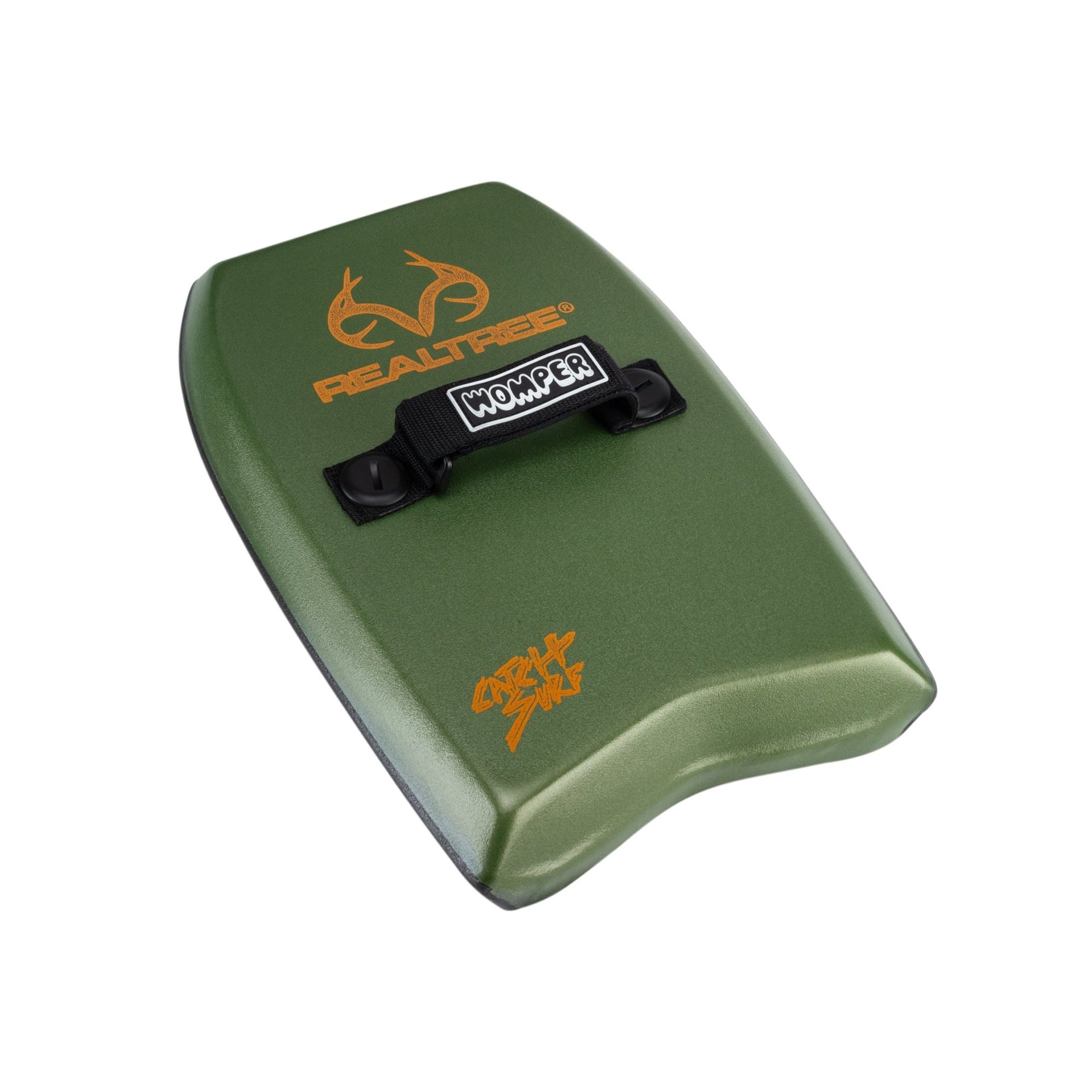 Catch Surf x Real Tree | The Womper Strapped 16" Body Surfing Handboard with Hand Strap