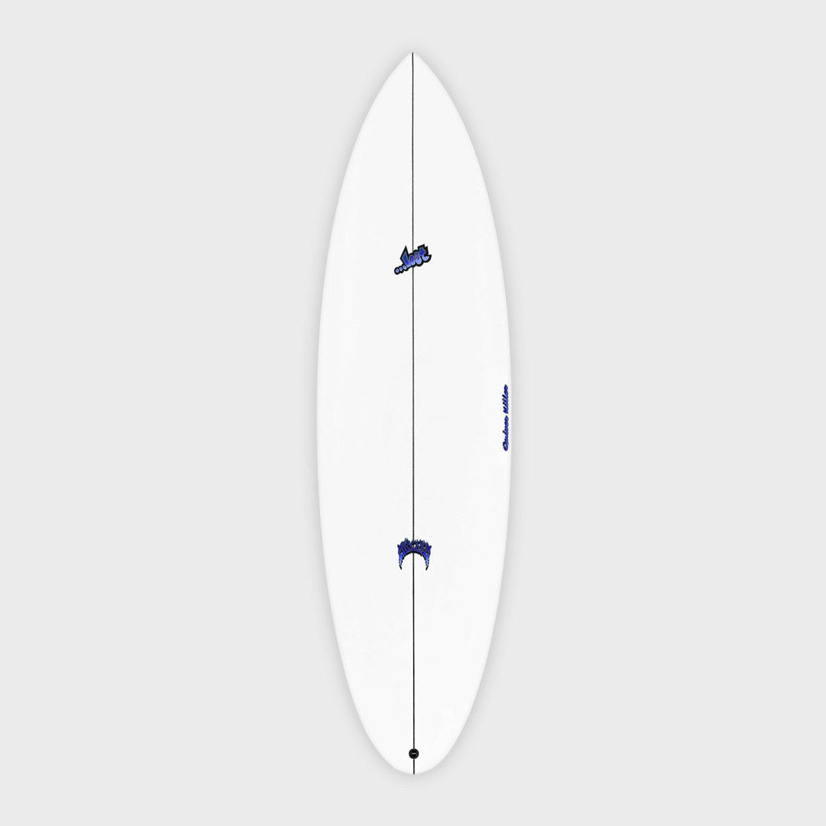 Lost by Mayhem | Quiver Killer Fibreglass Surfboard. White / Clear