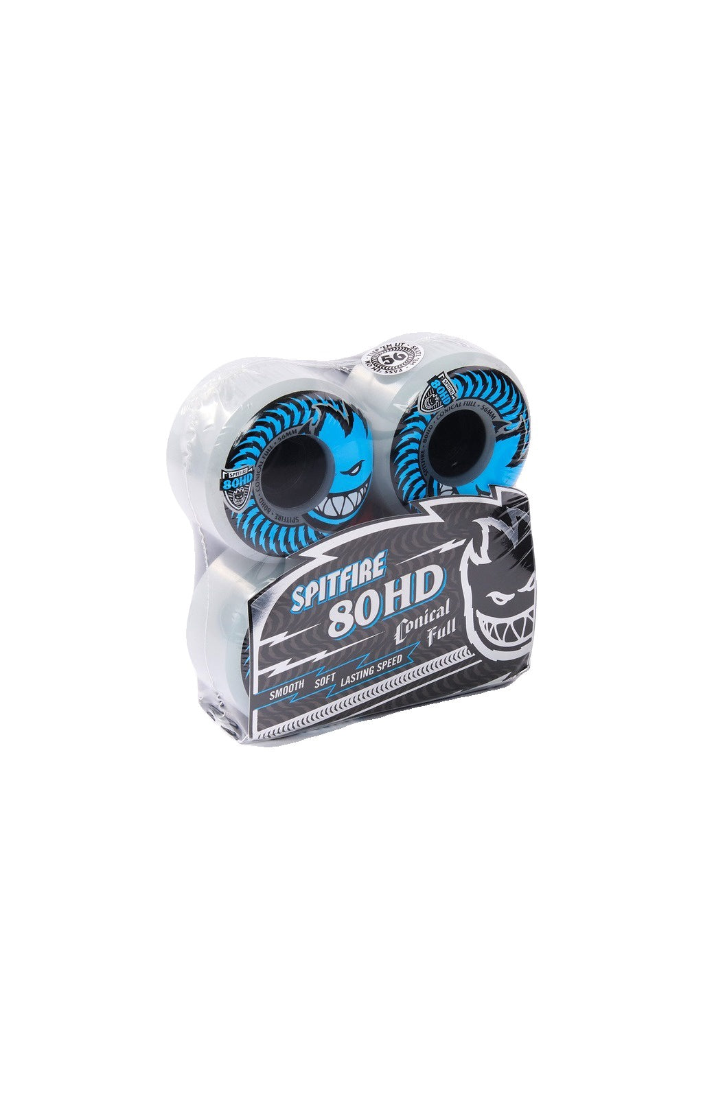Spitfire | Conical Full 80HD Skateboard Wheels. 56mm x 80a