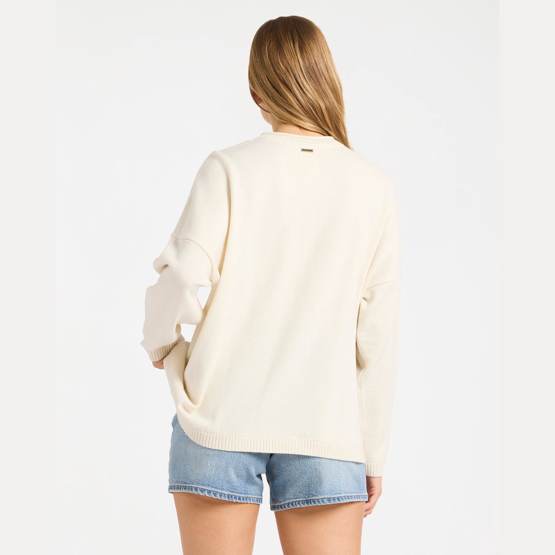 BILLABONG | LADIES DOUBLE TAKE SWEATER. SALT CRYSTAL