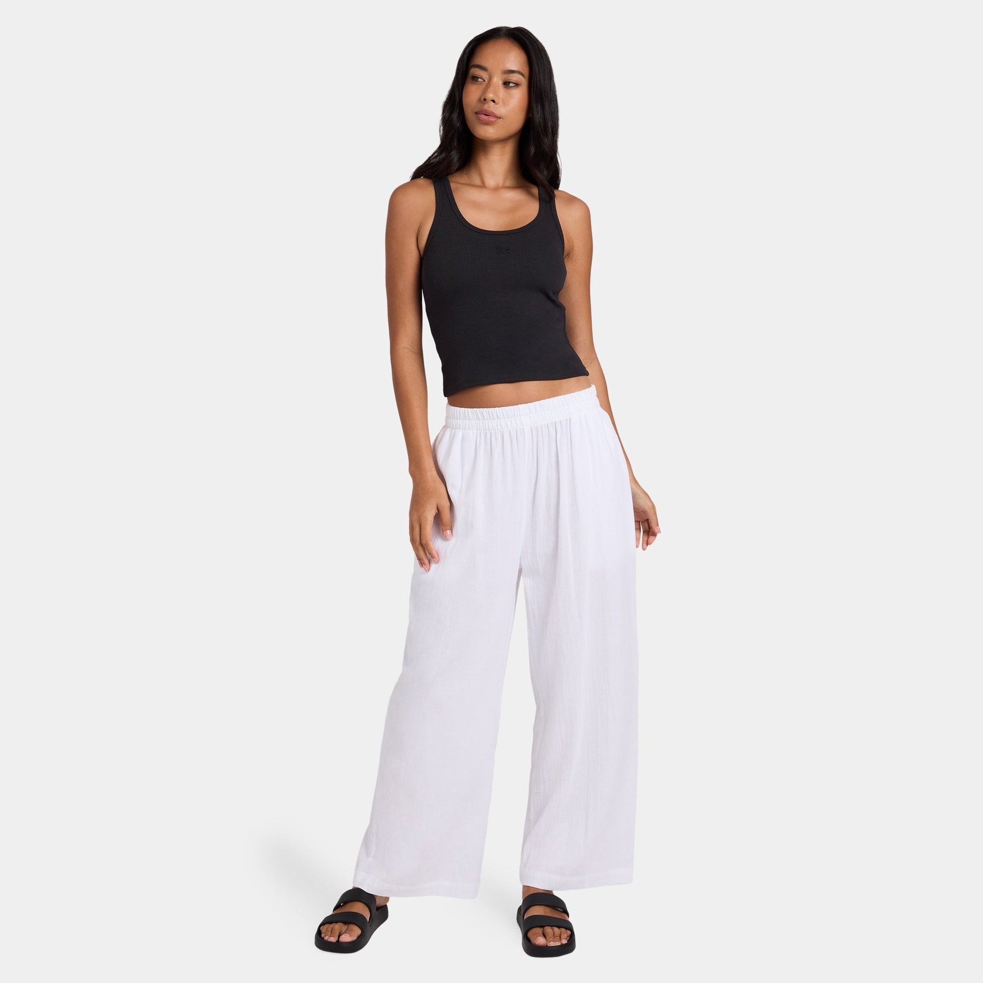 BILLABONG | LADIES FOLLOW ME PANT. WHITE