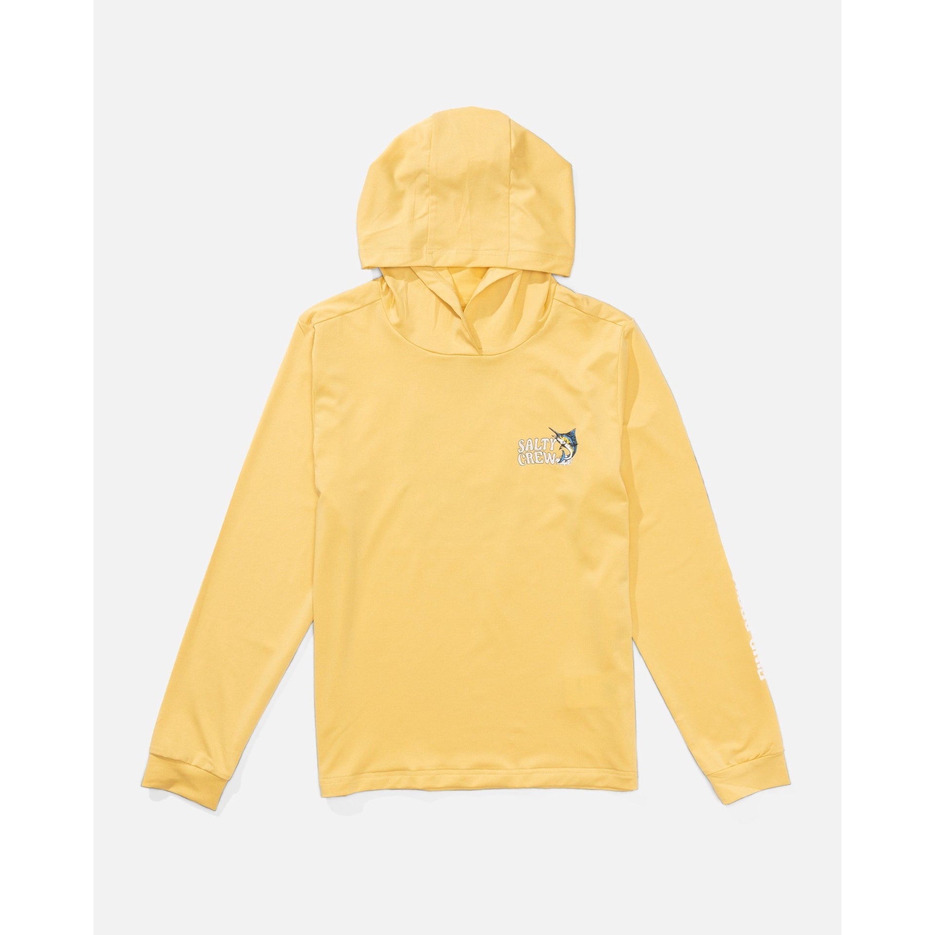 SALTY CREW | BOYS BIG BILL HOODED SUNSHIRT. SAFFRON