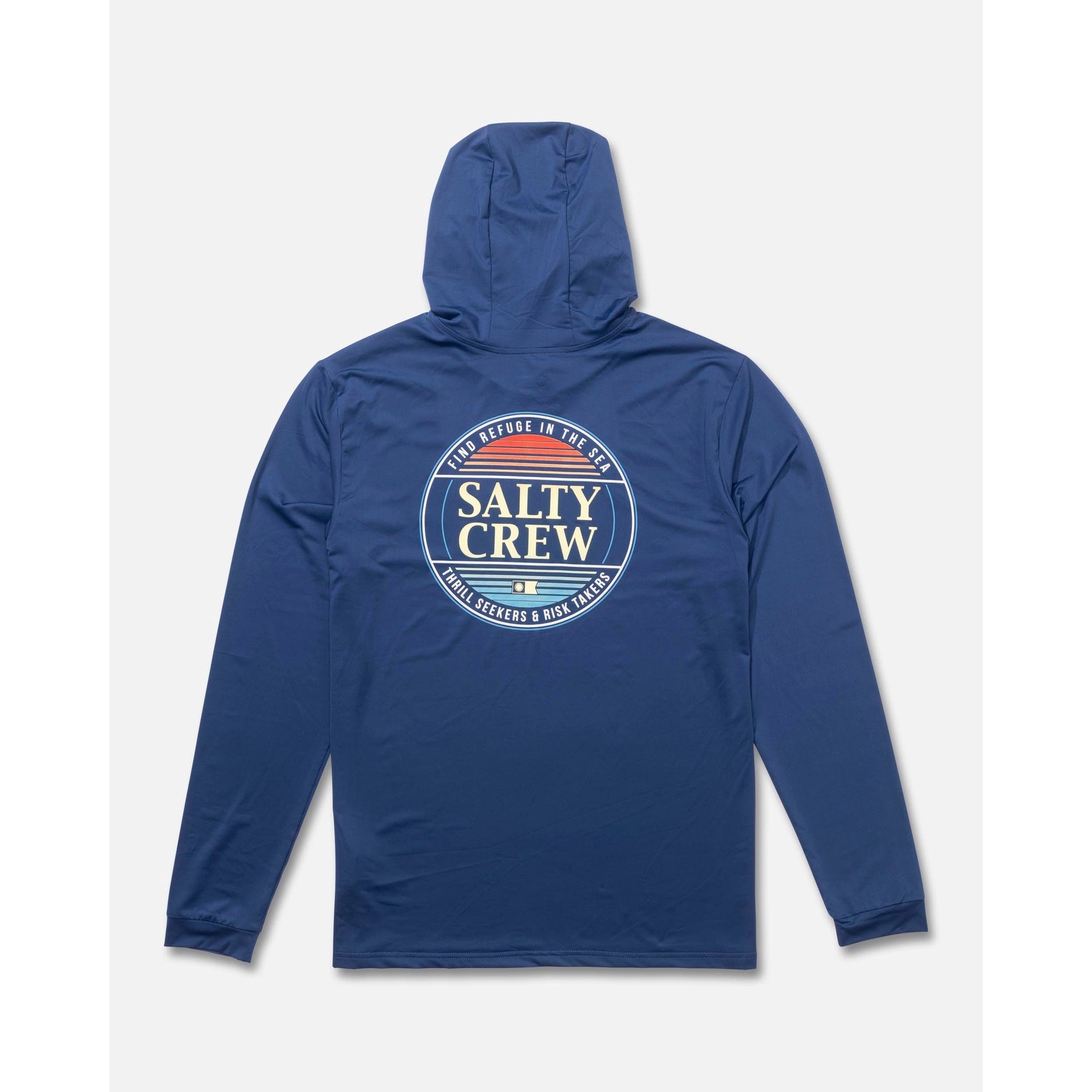SALTY CREW | SIMPLE FADE HOOD SUNSHIRT. TRUE NAVY