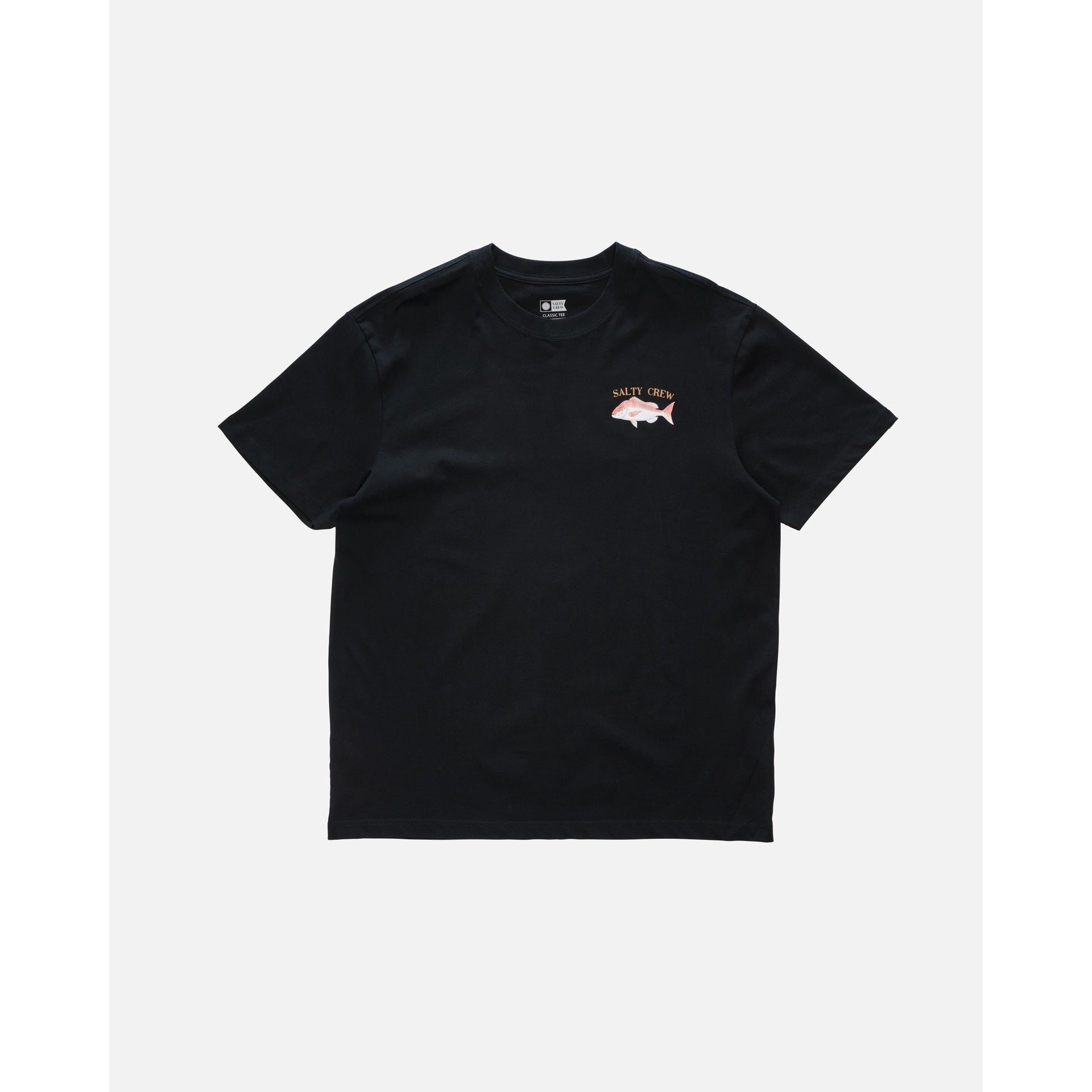 SALTY CREW | SNAPPER CLASSIC SHORT SLEEVE T-SHIRT. BLACK