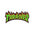 Thrasher | Thrasher Skateboard Magazine Flame Logo Sticker. Large / 10" x 5"