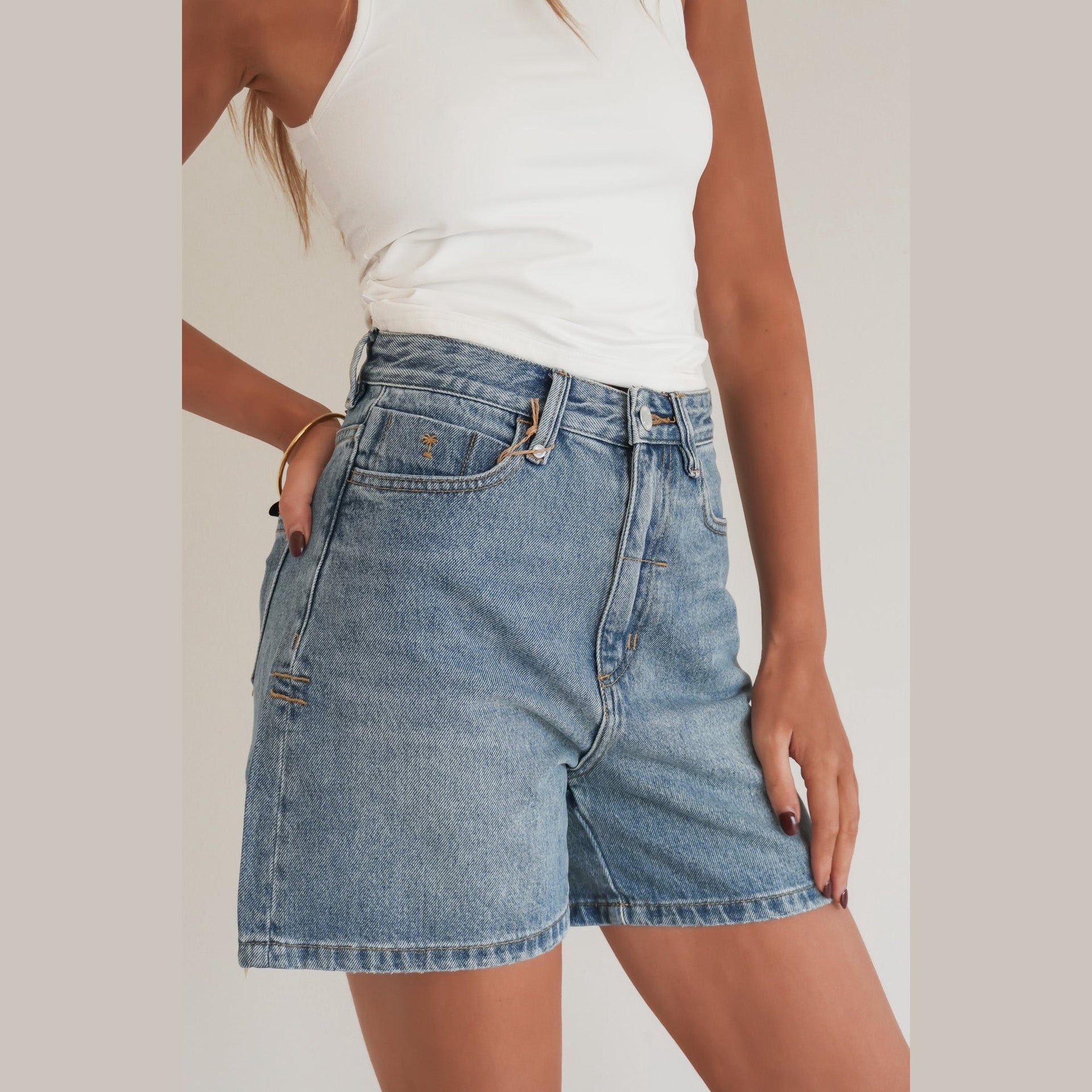 THRILLS | LADIES KOKO HIGH RISE SHORT. RUSTIC FADE
