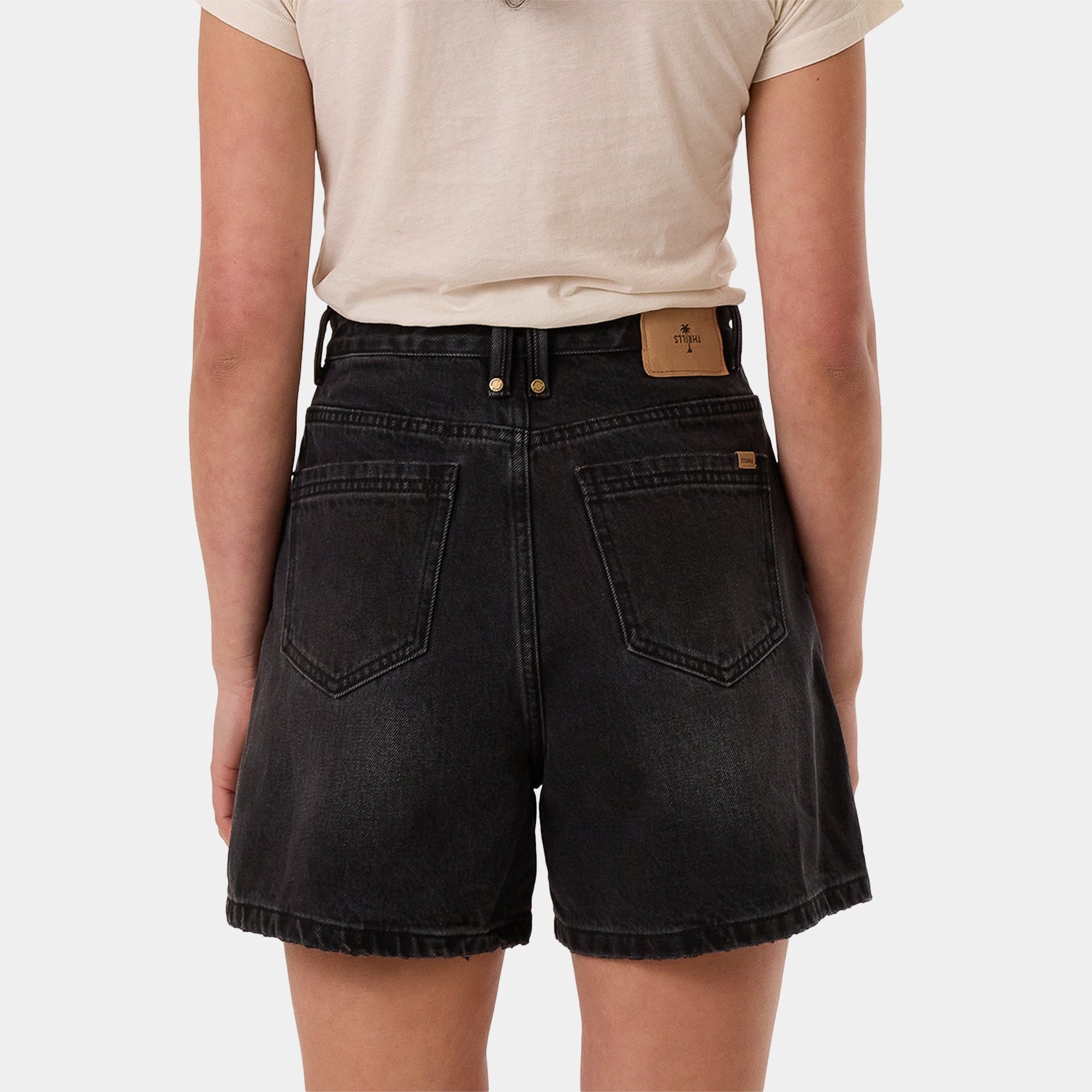 THRILLS | LADIES KOKO SHORT. COAL